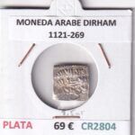 CR2804 MONEDA ARABE DIRHAM 1121-269 PLATA VER DESCRIPCION EN FOTO