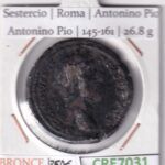 CRE7031 MONEDA SESTERCIO ROMA ANTONINO PIO ANTONINO PIO 145-161 VER FOTOS