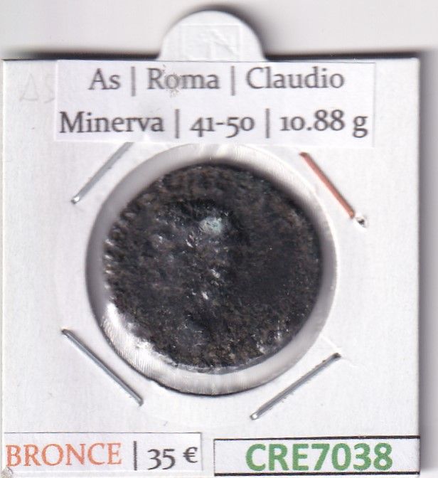 imagen-13-30776.jpg CRE7038 MONEDA AS ROMA CLAUDIO MINERVA 41-50 VER FOTOS - Imagen 1