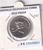 CRM0801 MEDALLA ESLOVAQUIA CONMEMORATIVA 2010 PROOF
