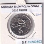 CRM0802 MEDALLA ESLOVAQUIA CONMEMORATIVA 2010 PROOF