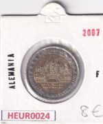 HEUR0024 MONEDA ALEMANIA 2 EUROS 2007 Letra F (Mecklemburgo)