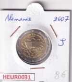 HEUR0031 MONEDA ALEMANIA 2 EUROS 2007 Letra J (Tratado de Roma)