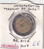 HEUR0033 MONEDA BELGICA 2 EUROS 2007