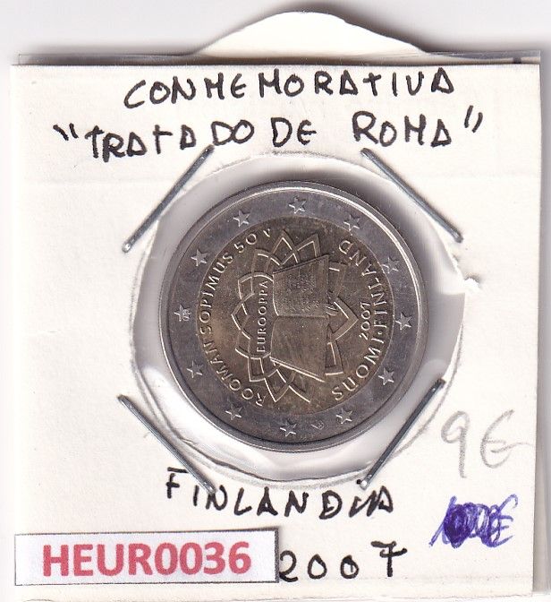 imagen-13-30902.jpg HEUR0036 MONEDA FINLANDIA 2 EUROS 2007 (Tratado de Roma) - Imagen 1