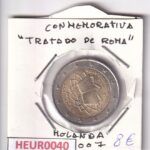 HEUR0040 MONEDA PAISES BAJOS 2 EUROS 2007
