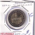 HEUR0062 MONEDA ALEMANIA 2 EUROS 2009 Letra G (Castillo Sarre)