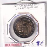 HEUR0085 MONEDA LUXEMBURGO 2 EUROS 2009 (Gran duquesa Carlota)