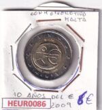 HEUR0086 MONEDA MALTA 2 EUROS 2009