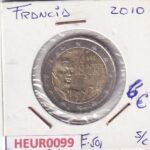 HEUR0099 MONEDA FRANCIA 2 EUROS 2010