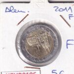HEUR0106 MONEDA ALEMANIA 2 EUROS 2011 Letra F
