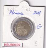 HEUR0107 MONEDA ALEMANIA 2 EUROS 2011 Letra G
