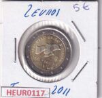 HEUR0117 MONEDA ITALIA 2 EUROS 2011
