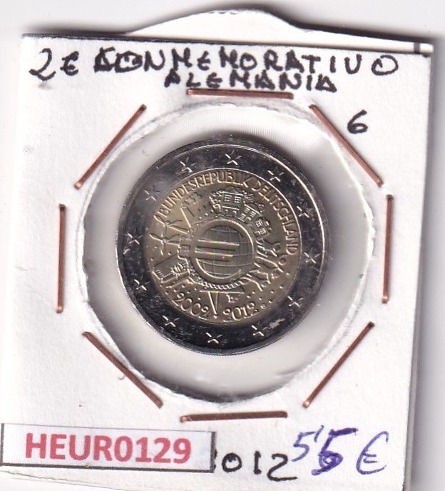 imagen-13-31019.jpg HEUR0129 MONEDA ALEMANIA 2 EUROS 2012 Letra G (Moneda Euro) - Imagen 1