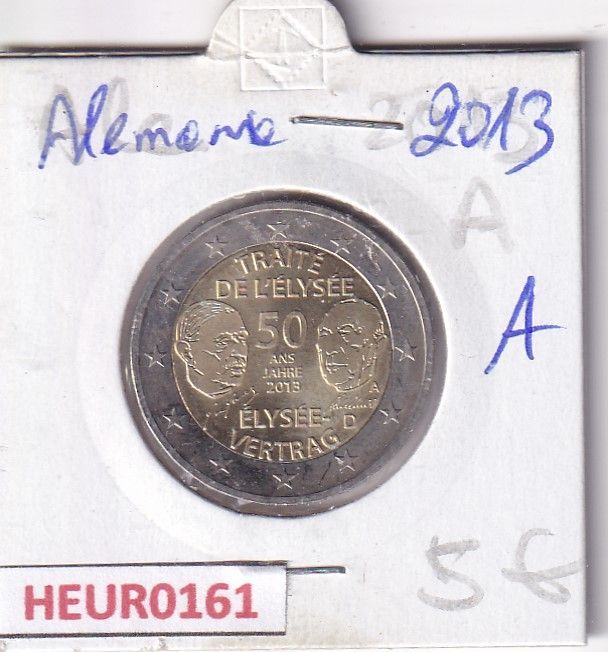 imagen-13-31050.jpg HEUR0161 MONEDA ALEMANIA 2 EUROS 2013 Letra A (Tratado del Eliseo) - Imagen 1