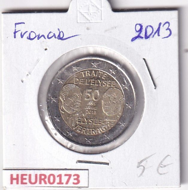 imagen-13-31062.jpg HEUR0173 MONEDA FRANCIA 2 EUROS 2013 (Tratado del Eliseo) - Imagen 1
