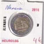 HEUR0186 MONEDA ALEMANIA 2 EUROS 2014 Letra F