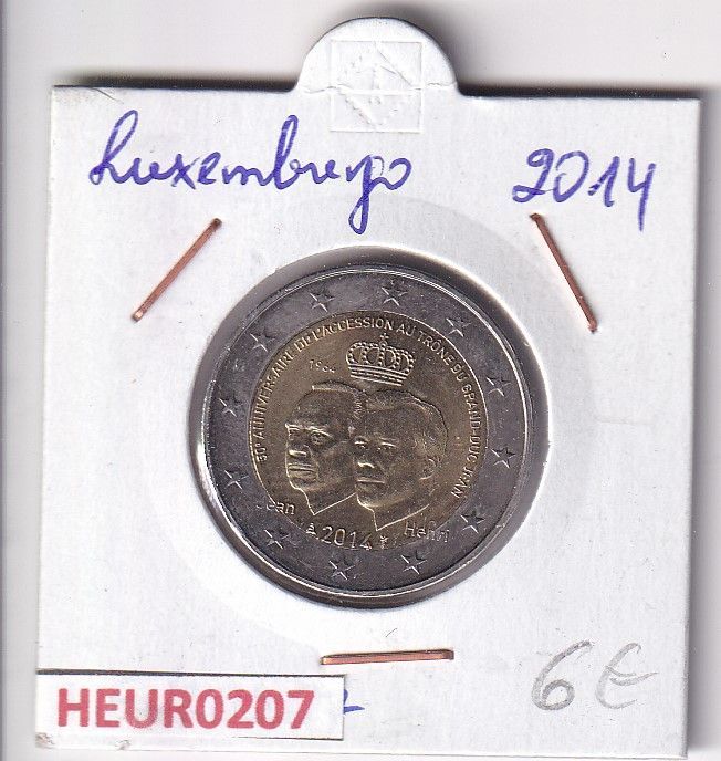 imagen-13-31158.jpg HEUR0207 MONEDA LUXEMBURGO 2 EUROS 2014 (Gran Duque Juan) - Imagen 1