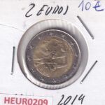HEUR0209 MONEDA MALTA 2 EUROS 2014 (50 años independencia)