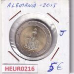HEUR0216 MONEDA ALEMANIA 2 EUROS 2015 Letra J (Estados federados)