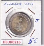 HEUR0216 MONEDA ALEMANIA 2 EUROS 2015 Letra J (Estados federados)