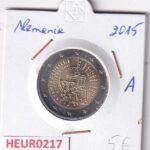 HEUR0217 MONEDA ALEMANIA 2 EUROS 2015 Letra A (Unificación Alemania)