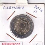 HEUR0222 MONEDA ALEMANIA 2 EUROS 2015 Letra A (Bandera europea)