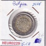HEUR0229 MONEDA BELGICA 2 EUROS 2015 (Bandera europea)