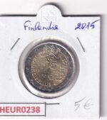 HEUR0238 MONEDA FINLANDIA 2 EUROS 2015 (Jean Sibelius)