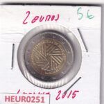 HEUR0251 MONEDA LETONIA 2 EUROS 2015 (Presidencia Unión Europea)