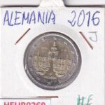 HEUR0269 MONEDA ALEMANIA 2 EUROS 2016 Letra J