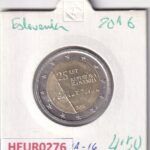 HEUR0276 MONEDA ESLOVENIA 2 EUROS 2016