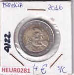 HEUR0281 MONEDA FRANCIA 2 EUROS 2016 (Francois Mitterrand)