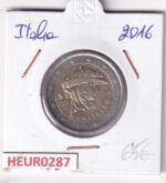 HEUR0287 MONEDA ITALIA 2 EUROS 2016 (Muerte de Donatello)