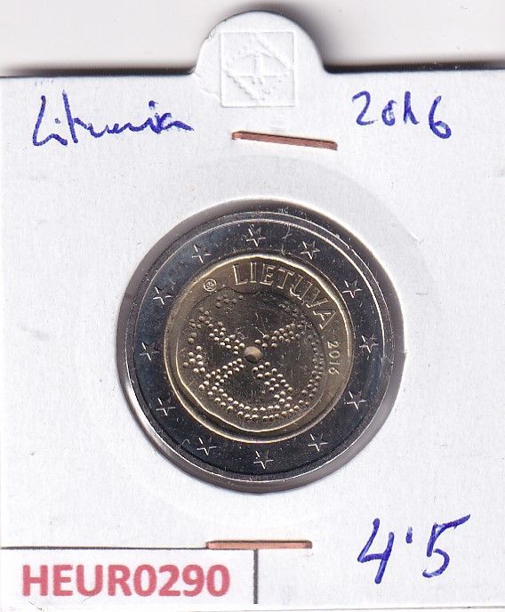imagen-13-31237.jpg HEUR0290 MONEDA LITUANIA 2 EUROS 2016 - Imagen 1