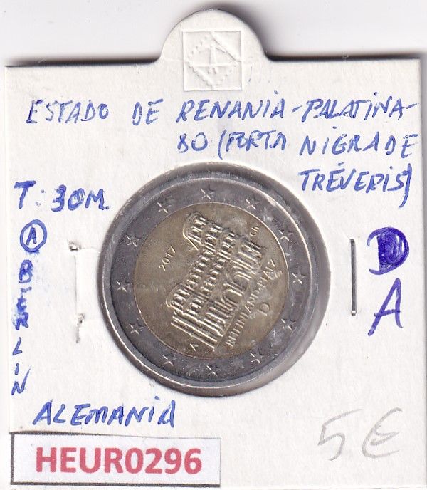 imagen-13-31242.jpg HEUR0296 MONEDA ALEMANIA 2 EUROS 2017 Letra A - Imagen 1