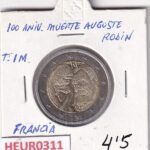 HEUR0311 MONEDA FRANCIA 2 EUROS 2017 (Auguste Rodin)