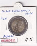 HEUR0311 MONEDA FRANCIA 2 EUROS 2017 (Auguste Rodin)
