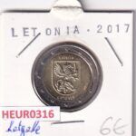 HEUR0316 MONEDA LETONIA 2 EUROS 2017 (Latgale)
