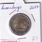 HEUR0319 MONEDA LUXEMBURGO 2 EUROS 2017 (Servicio militar)