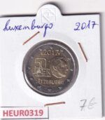 HEUR0319 MONEDA LUXEMBURGO 2 EUROS 2017 (Servicio militar)