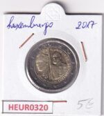 HEUR0320 MONEDA LUXEMBURGO 2 EUROS 2017 (Gran Duque Guillermo III)