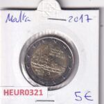HEUR0321 MONEDA MALTA 2 EUROS 2017 (Templos prehistóricos)
