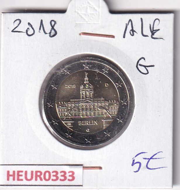 imagen-13-31276.jpg HEUR0333 MONEDA ALEMANIA 2 EUROS 2018 Letra G (Palacio) - Imagen 1