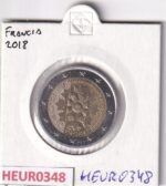 HEUR0348 MONEDA FRANCIA 2 EUROS 2018 (100 primera guerra mundial)