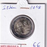 HEUR0352 MONEDA ITALIA 2 EUROS 2018 (Ministerio de salud)