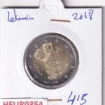 HEUR0354 MONEDA LETONIA 2 EUROS 2018 (Estados bálticos)