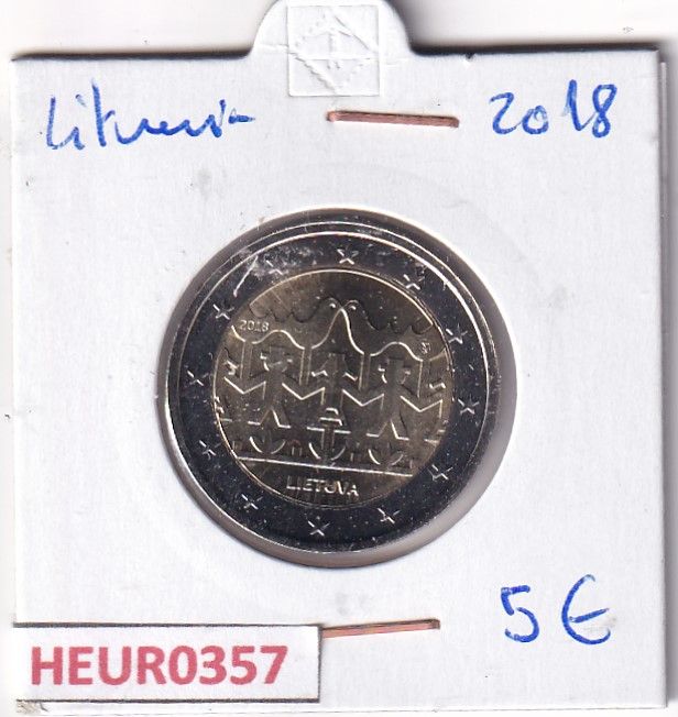 imagen-13-31295.jpg HEUR0357 MONEDA LITUANIA 2 EUROS 2018 (Canción y danza) - Imagen 1