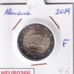 HEUR0366 MONEDA ALEMANIA 2 EUROS 2019 Letra F (Bundesrat)