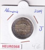 HEUR0368 MONEDA ALEMANIA 2 EUROS 2019 Letra J (Bundesrat)